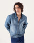 DENIM POUCH POCKET JACKET